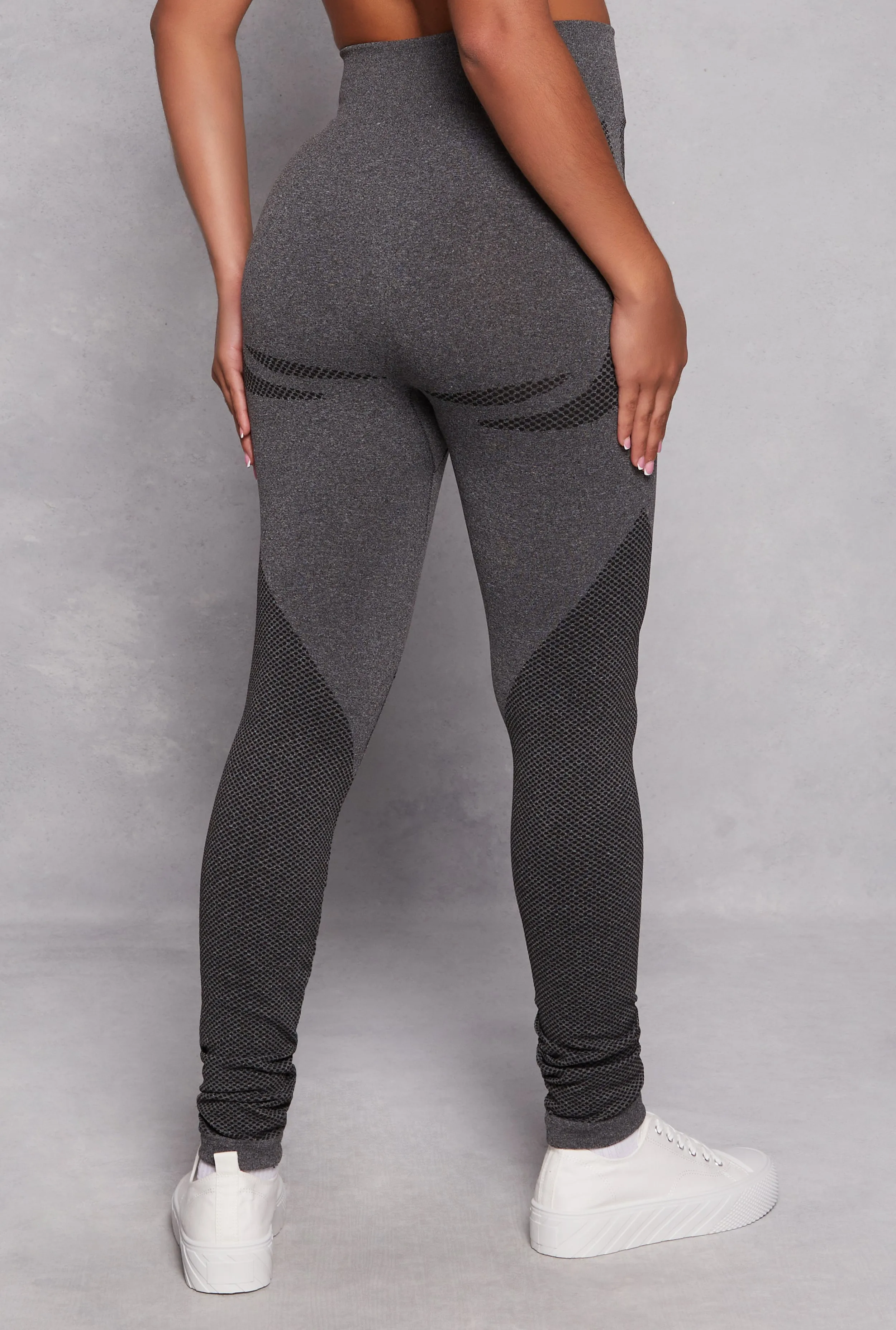 Seamless Color Block Leggings sold by Rainbow product image thumbnail 3