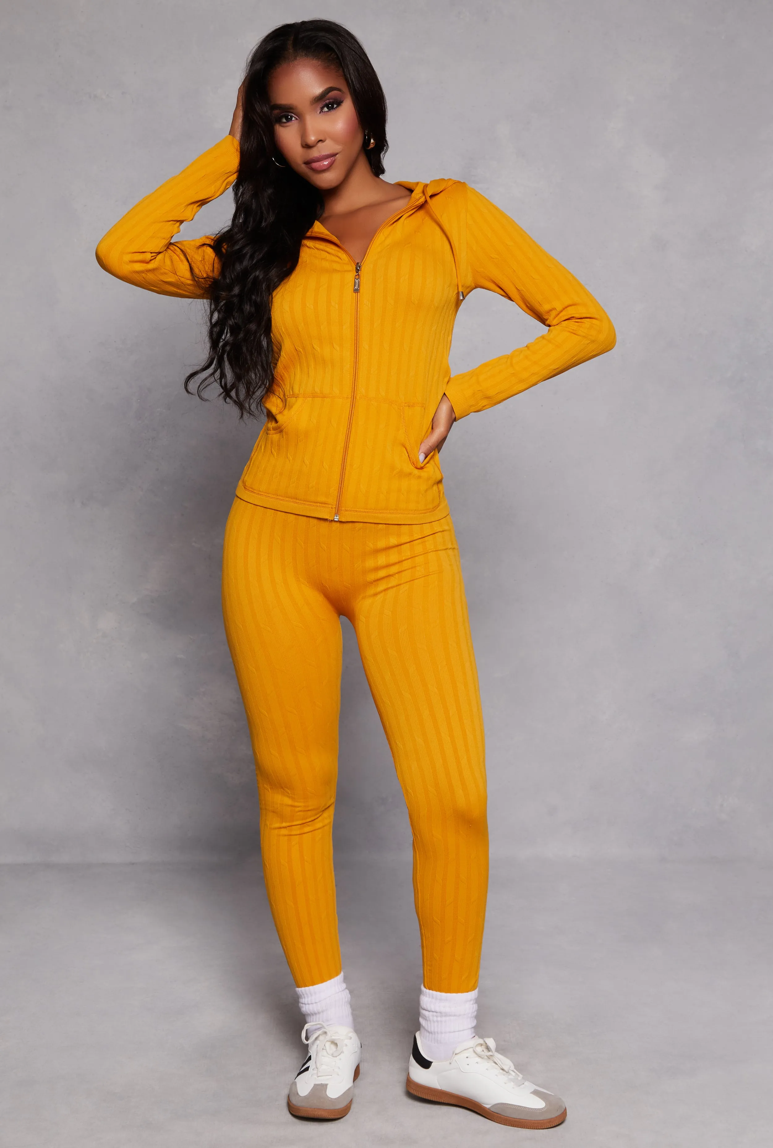 Seamless Shadow Stripe Leggings sold by Rainbow