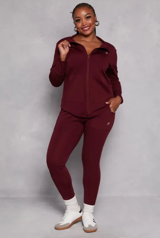 Plus Size High Waist Pocket Leggings sold by Rainbow