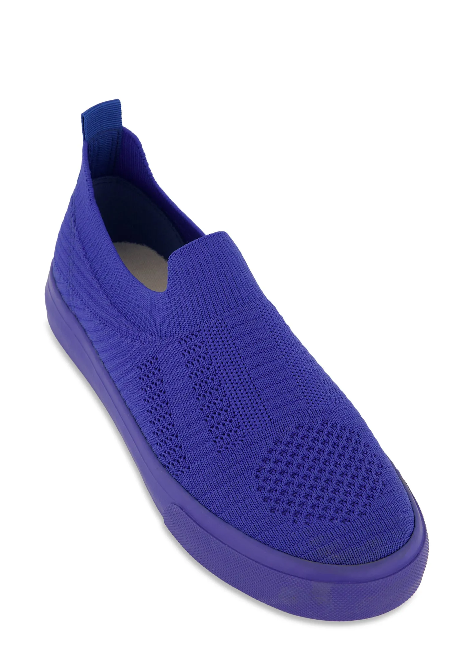 Textured Knit Low Top Slip On Sneakers sold by Rainbow