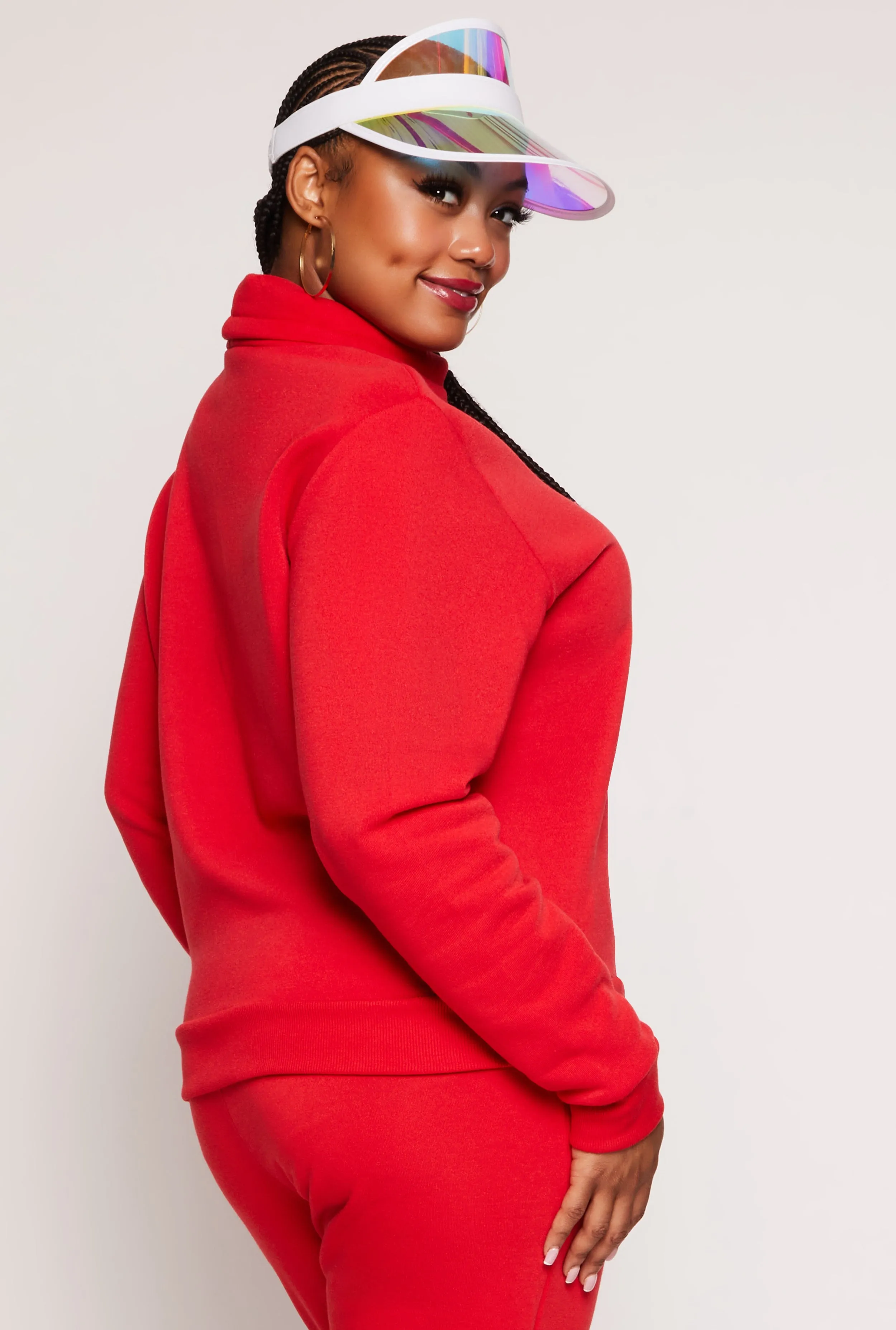 Plus Size Funnel Neck Sweatshirt sold by Rainbow product image thumbnail 3