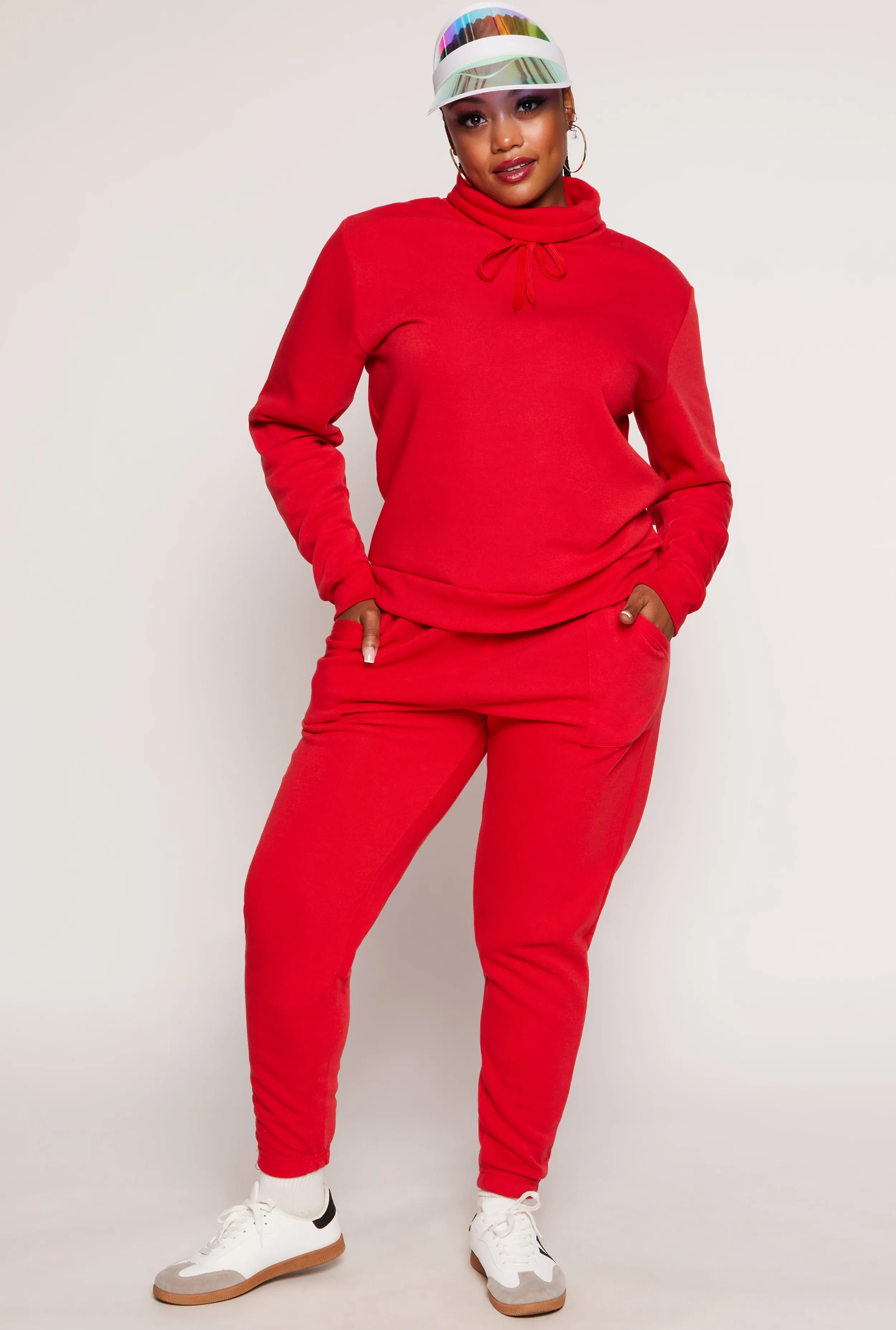 Plus Size Funnel Neck Sweatshirt sold by Rainbow product image thumbnail 2