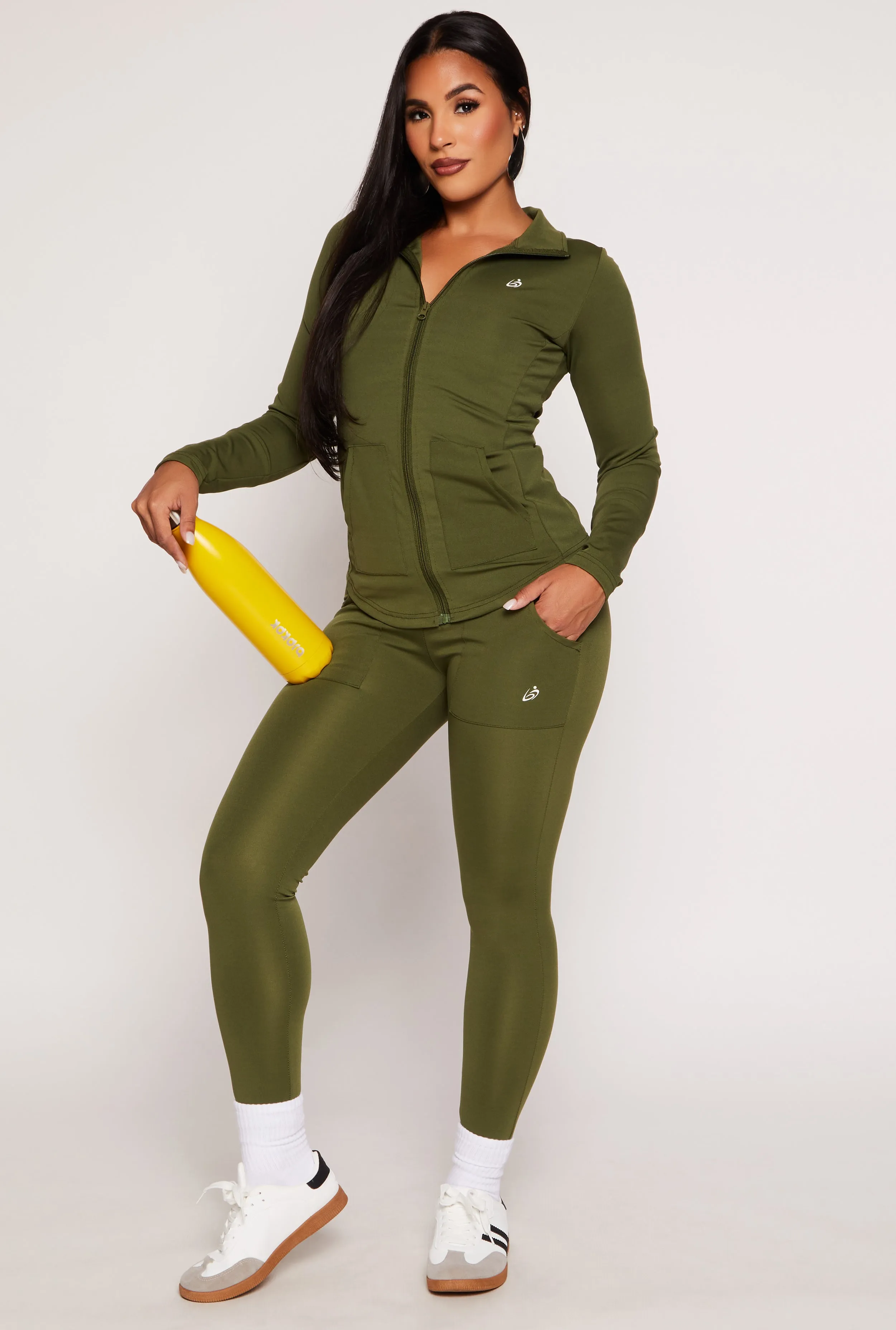 Zip Front Mock Neck Track Jacket sold by Rainbow product image thumbnail 2