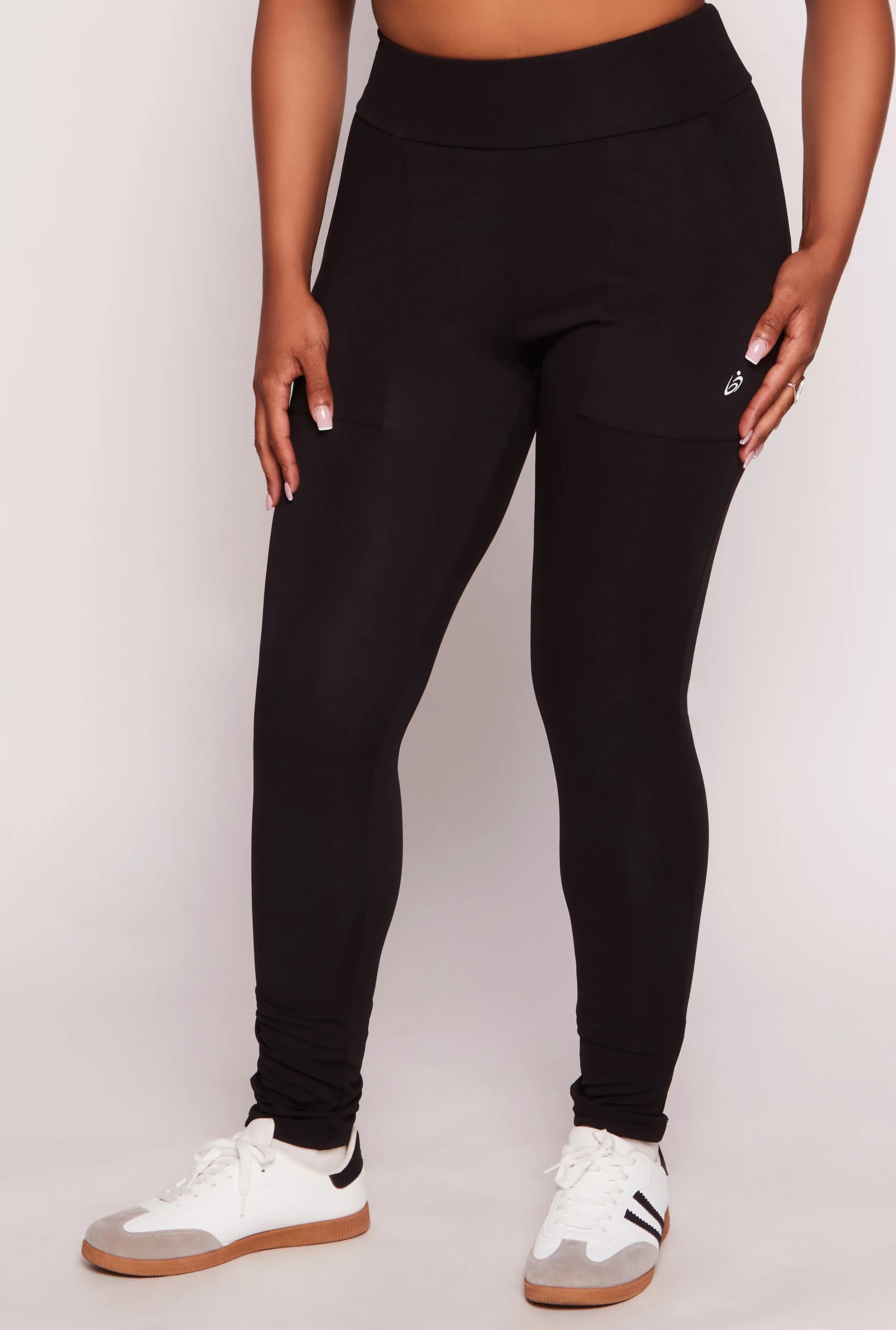 Plus Size High Waist Pocket Leggings sold by Rainbow product image thumbnail 2