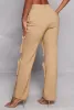 Stretch High Waisted Wide Leg Cargo Pants sold by Rainbow