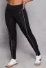 Contrast Piping High Waisted Active Leggings sold by Rainbow