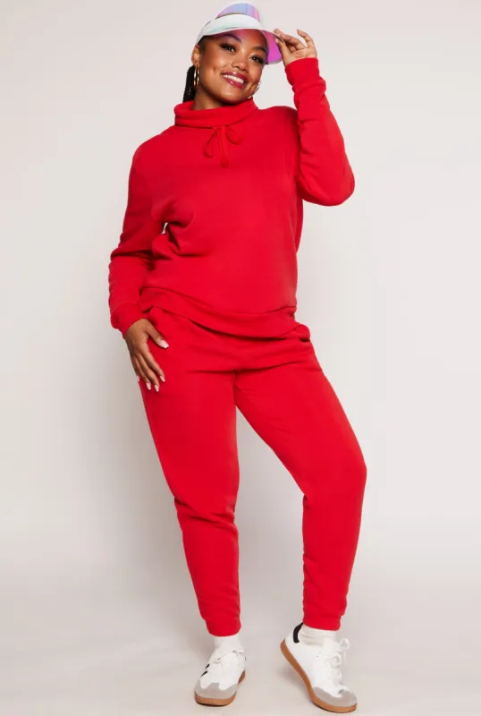 Plus Size Drawstring Pocket Sweatpants sold by Rainbow