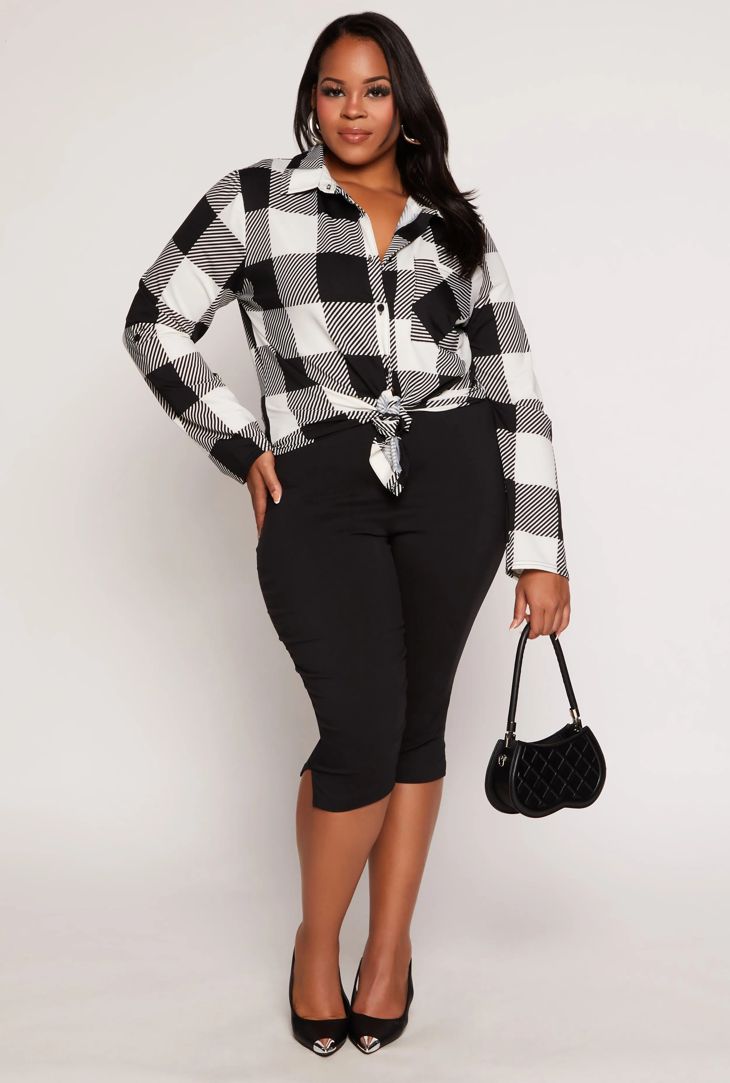 Plus Size Buffalo Plaid Shirt sold by Rainbow product image thumbnail 2