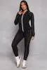 Contrast Piping Zip Front Track Jacket sold by Rainbow