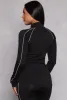 Contrast Piping Zip Front Track Jacket sold by Rainbow