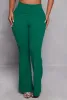 Crepe Knit High Waisted Flare Pants sold by Rainbow