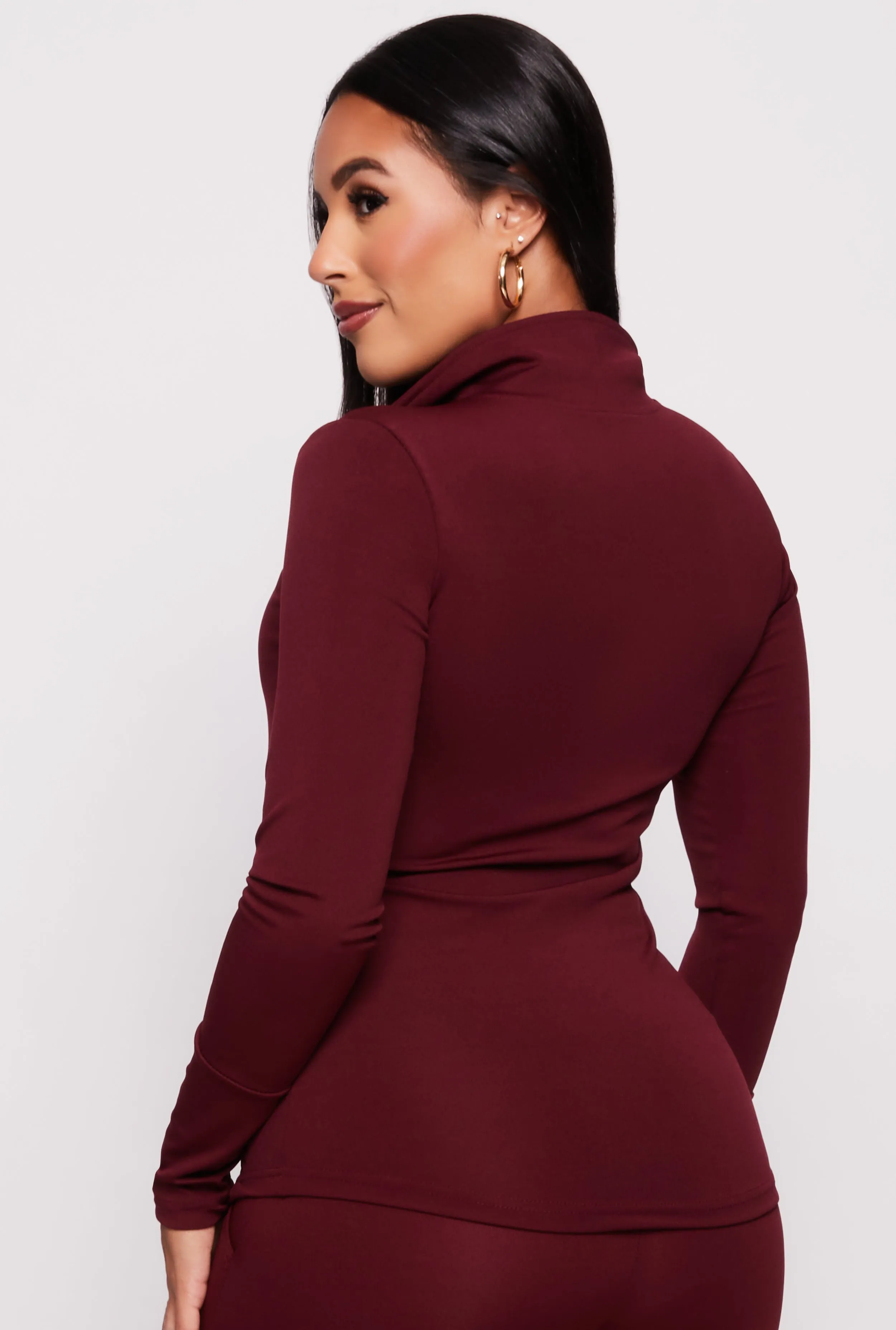 Zip Front Mock Neck Track Jacket sold by Rainbow product image thumbnail 3