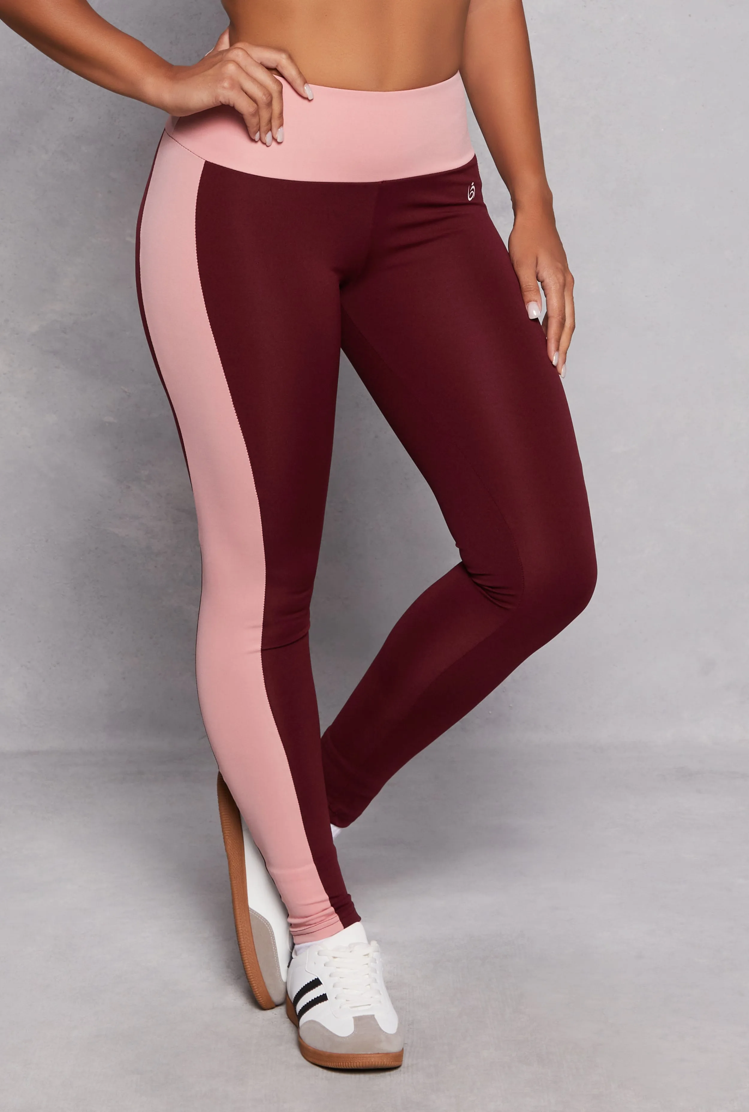 Color Block High Waisted Active Leggings sold by Rainbow product image thumbnail 2