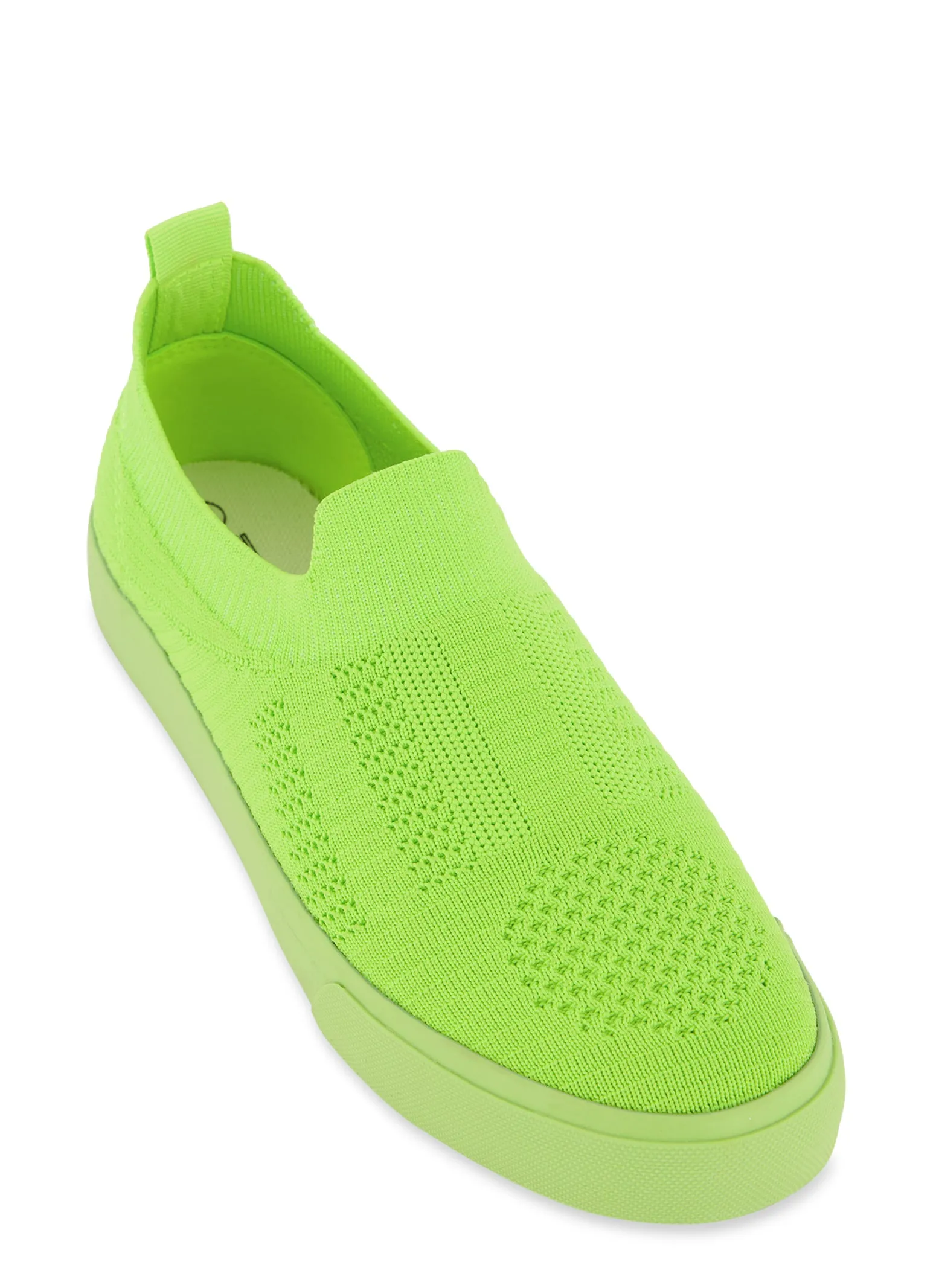 Textured Knit Low Top Slip On Sneakers sold by Rainbow