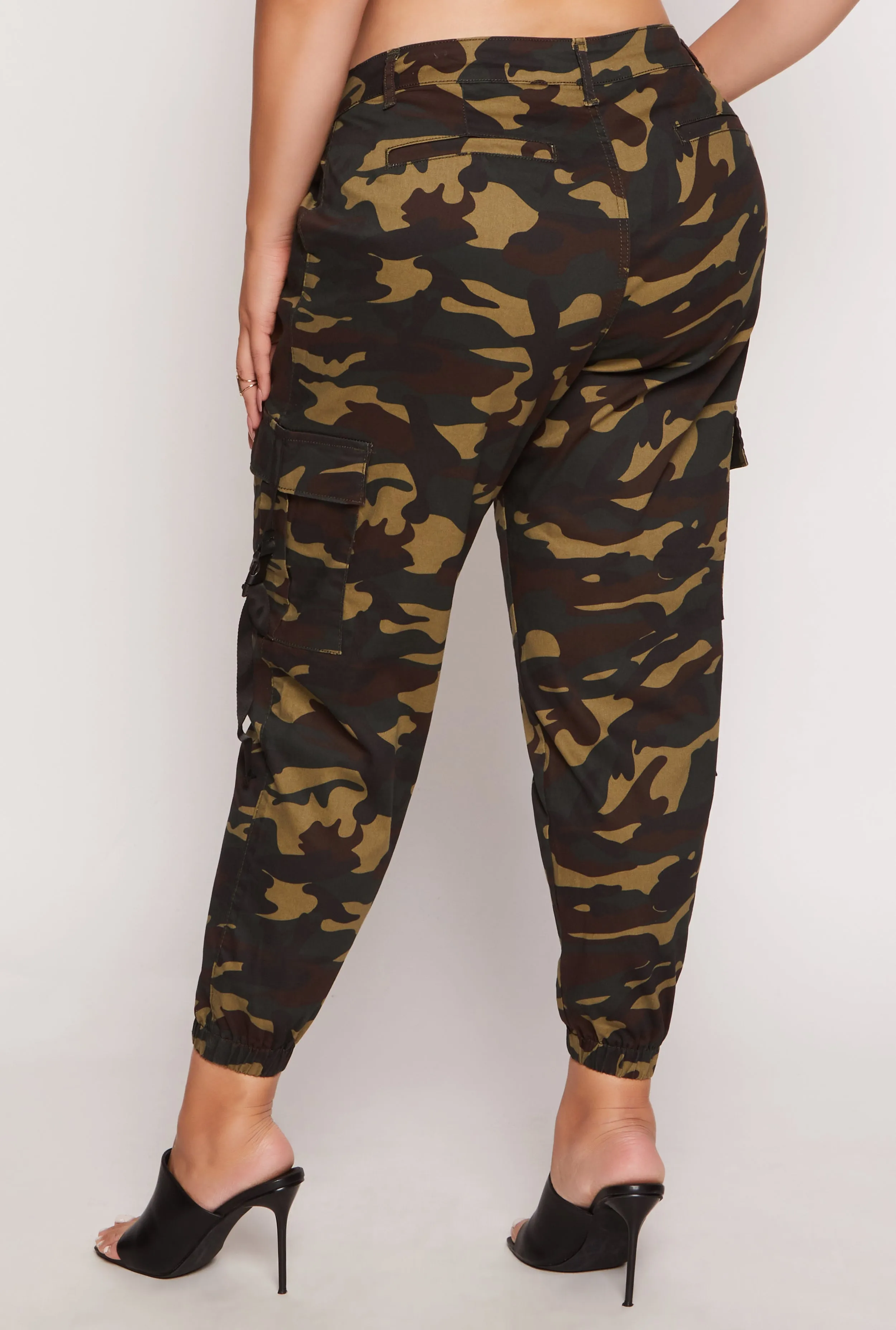 Plus Size VIP Camo Cargo Joggers sold by Rainbow product image thumbnail 3