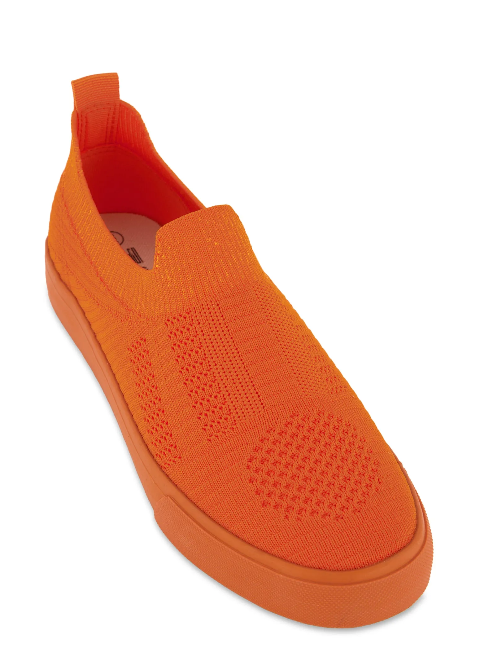 Textured Knit Low Top Slip On Sneakers sold by Rainbow