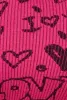 Love Print Seamless Zip Neck Crop Top sold by Rainbow