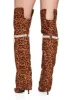 Rhinestone Lock Fold Over the Knee Boots sold by Rainbow