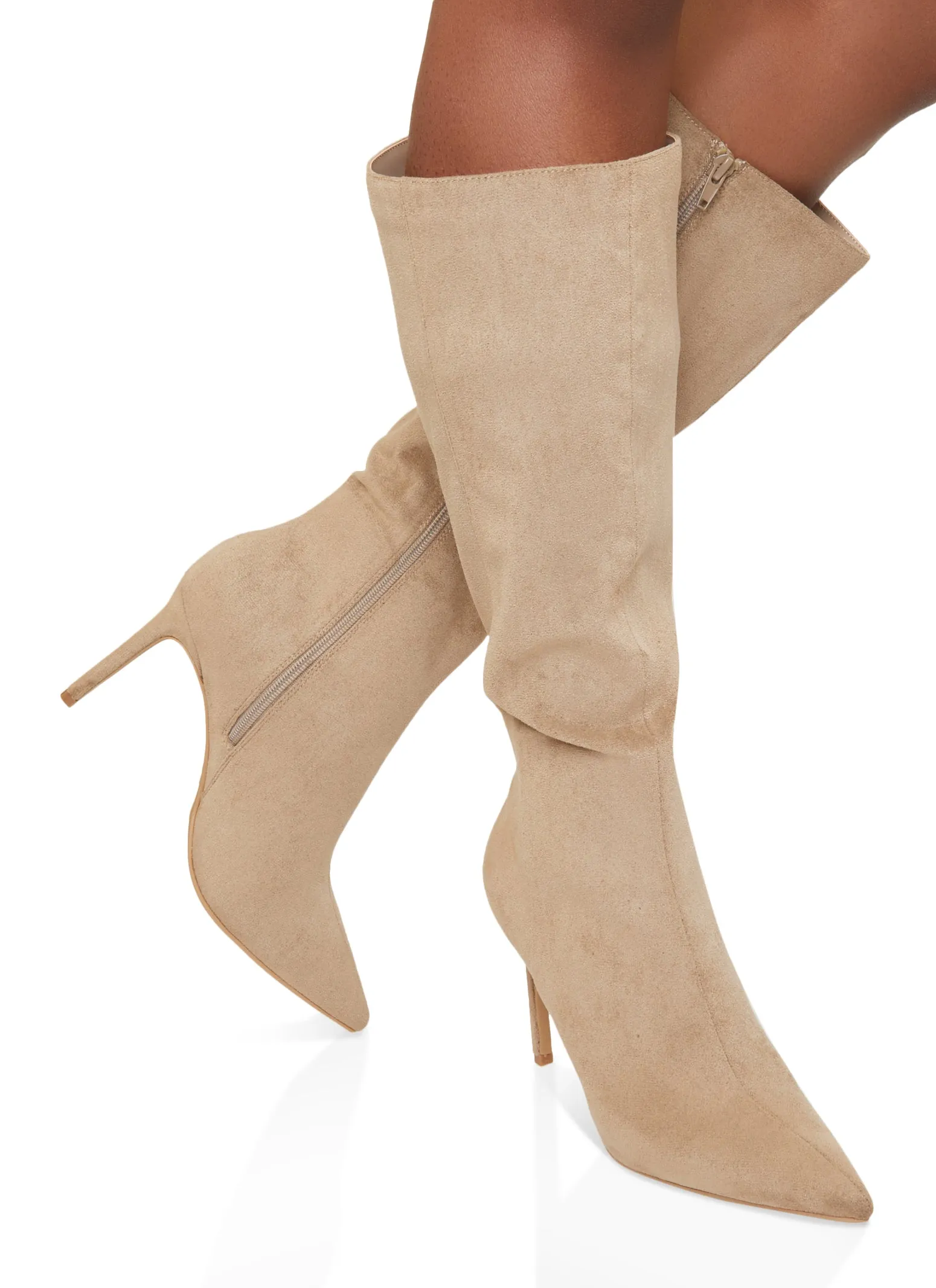 Pointed Toe Stiletto Tall Boots sold by Rainbow