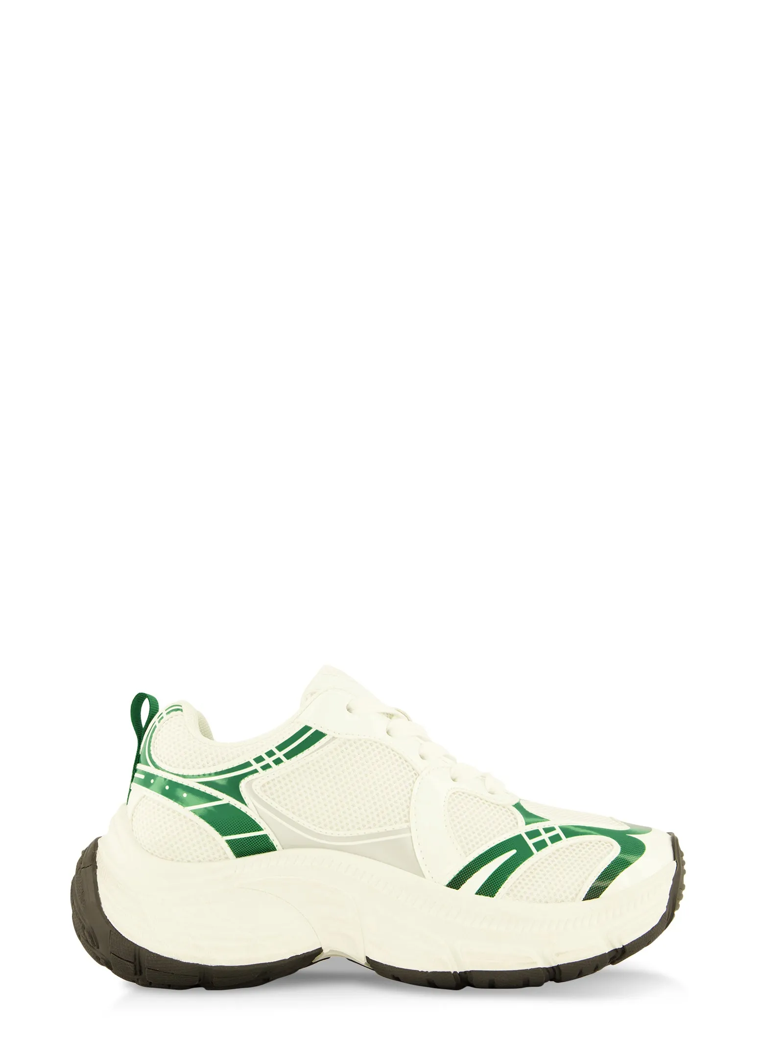 Chunky Sole Contrast Lace Up Sneakers sold by Rainbow product image thumbnail 2