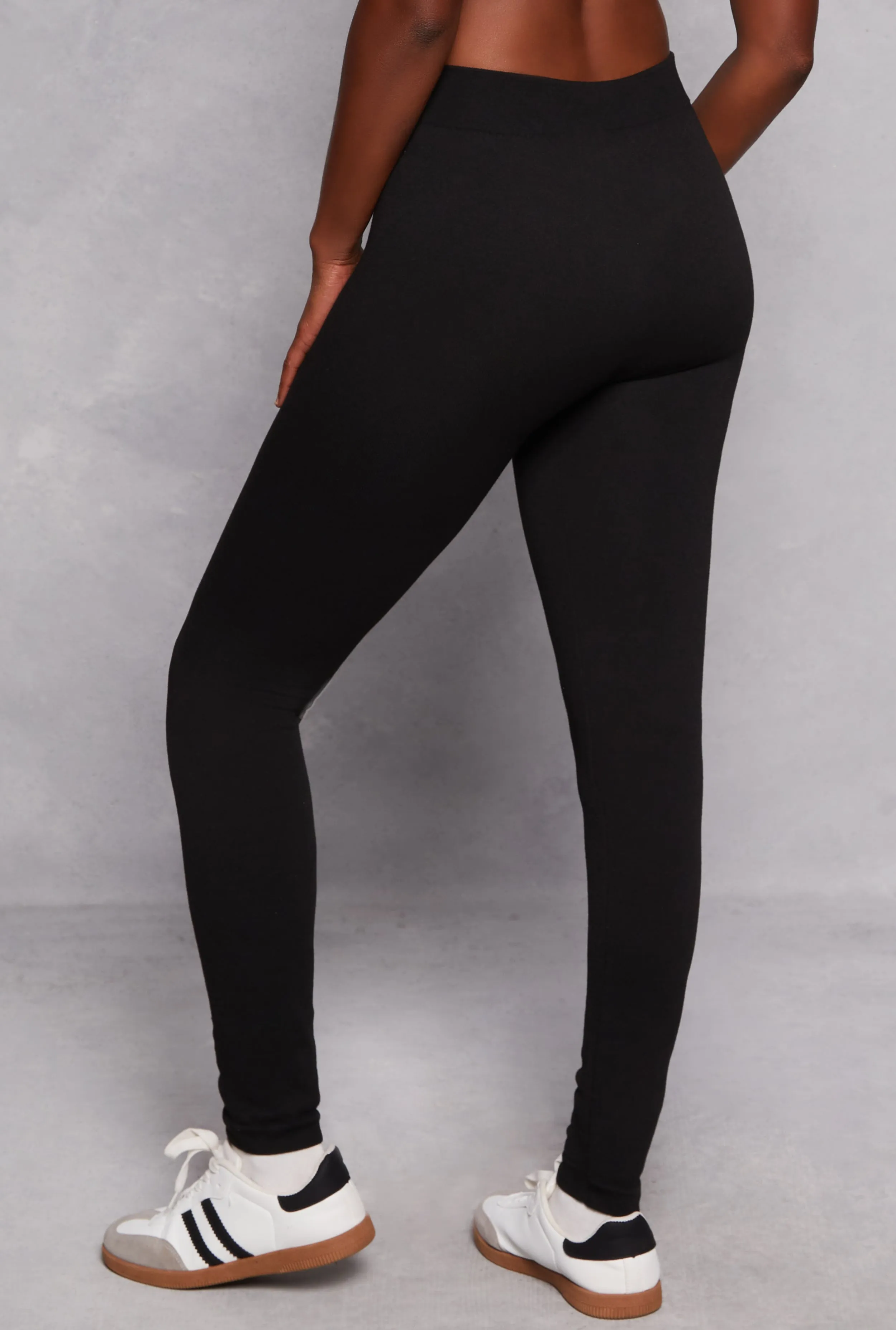 Basic French Terry High Waist Leggings sold by Rainbow product image thumbnail 3