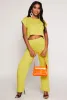 Brushed Knit High Waisted Wide Leg Pants sold by Rainbow
