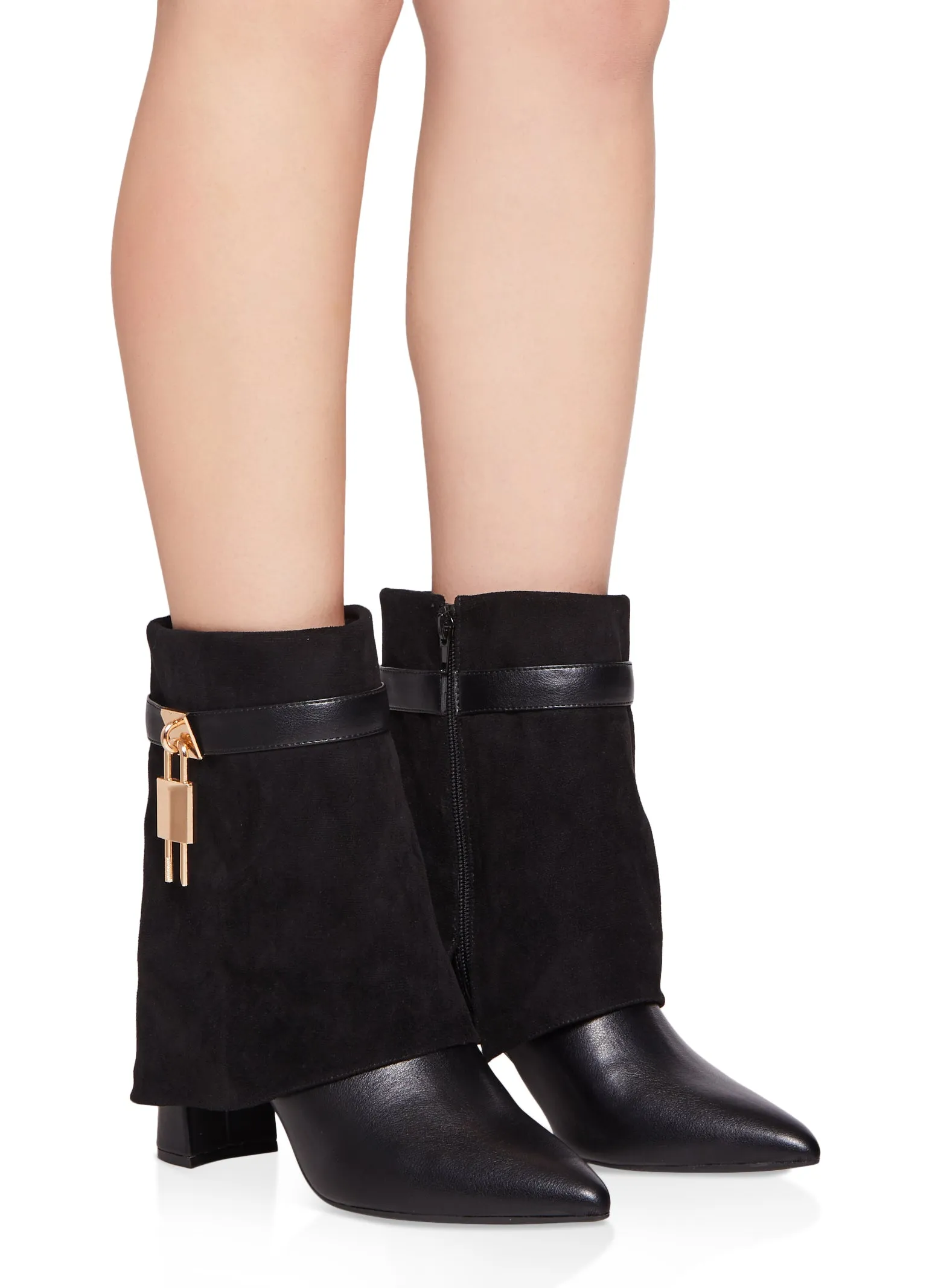 Lock Charm Fold Over Boots sold by Rainbow product image thumbnail 2