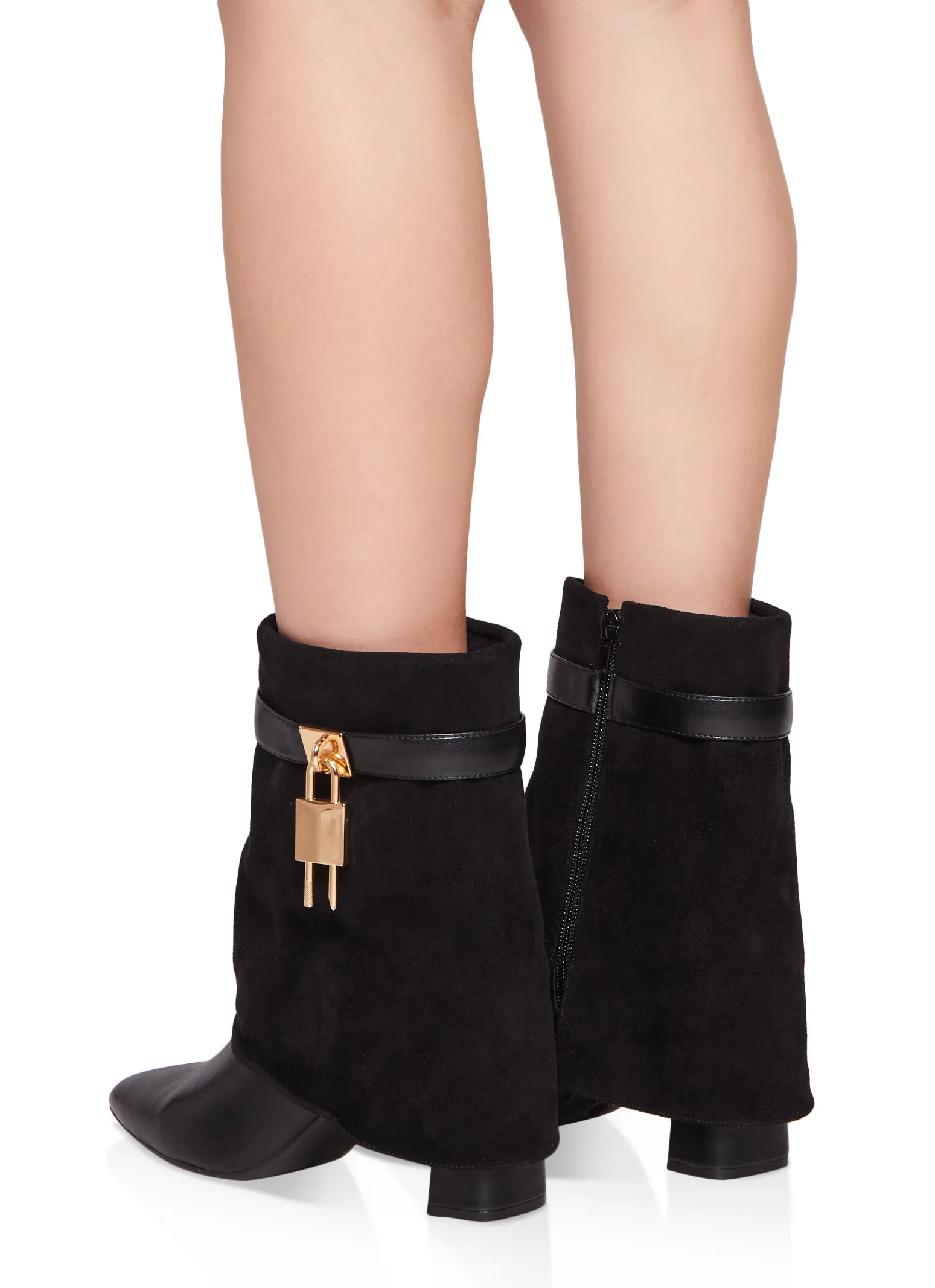 Lock Charm Fold Over Boots sold by Rainbow product image thumbnail 3