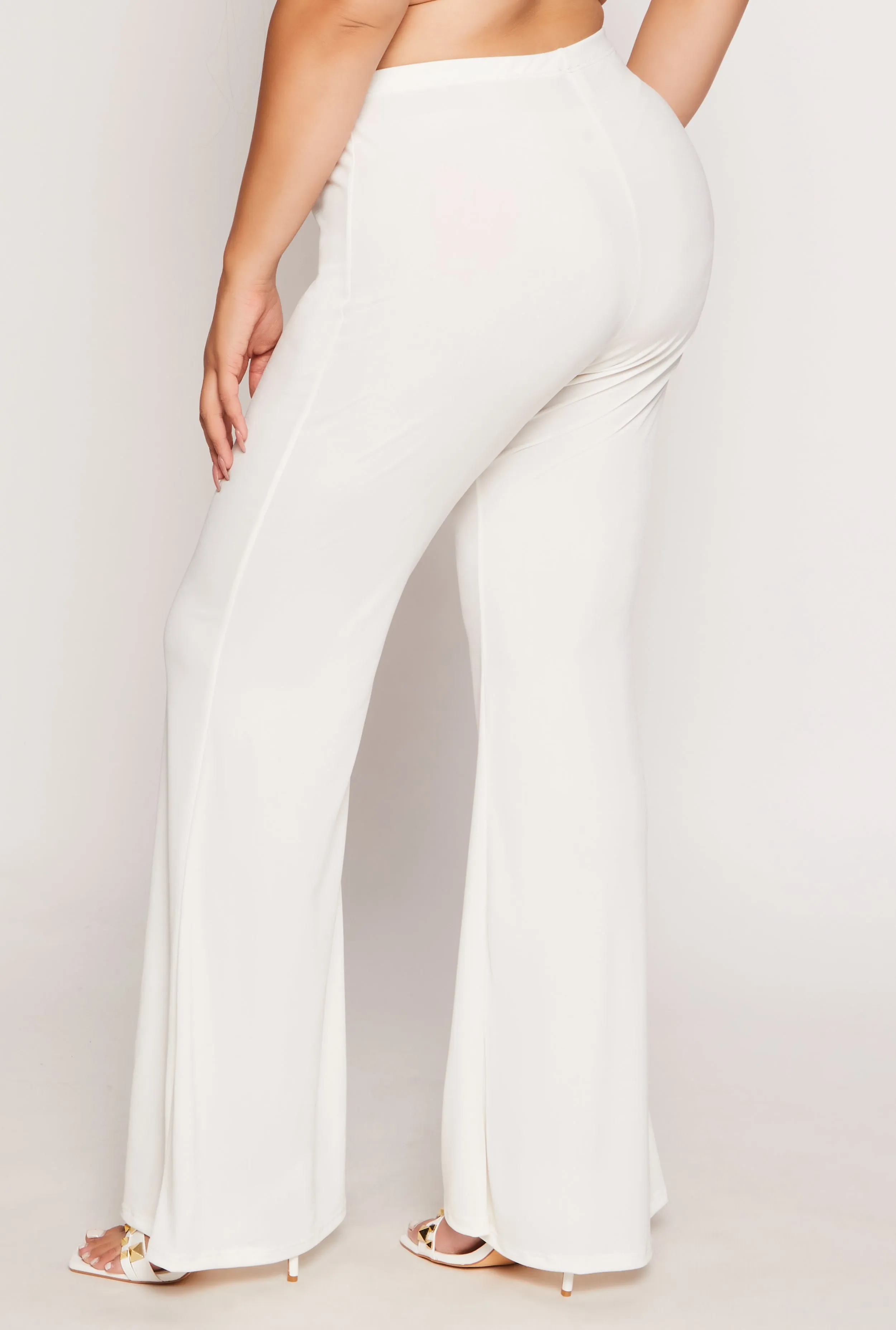 Plus Size High Waist Flare Pants sold by Rainbow product image thumbnail 3