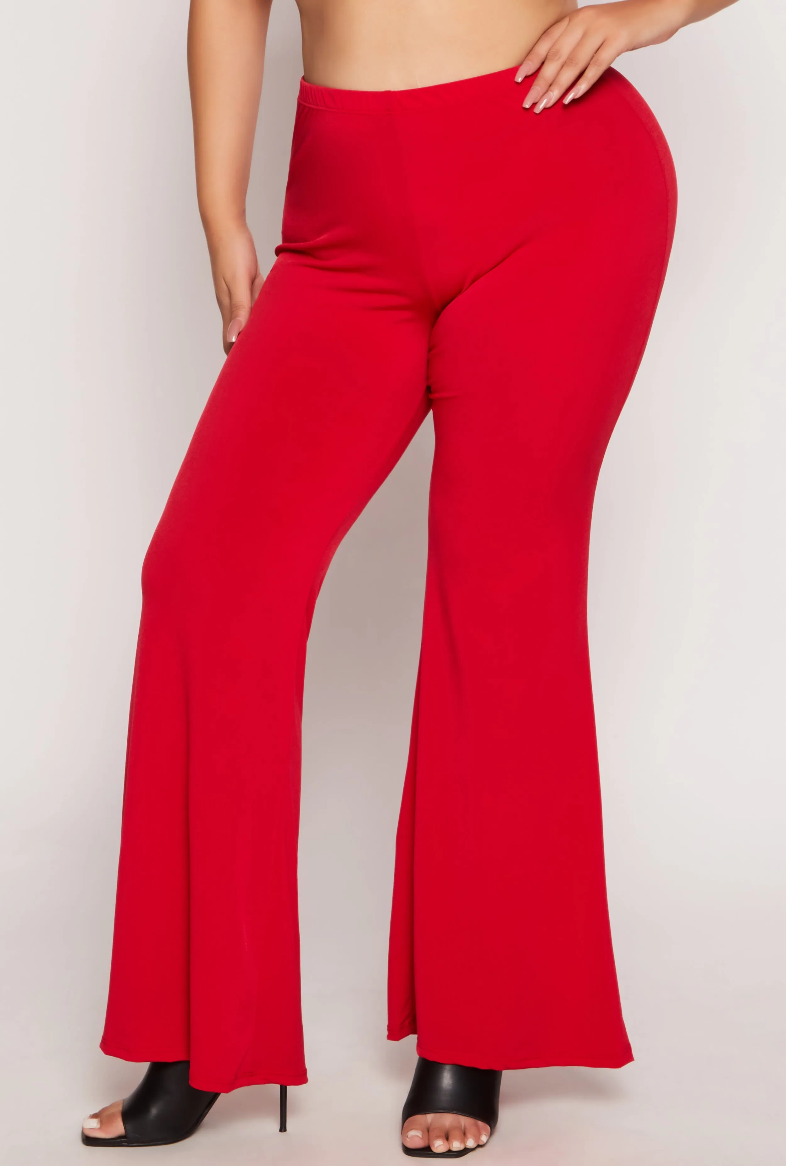 Plus Size High Waist Flare Pants sold by Rainbow product image thumbnail 2