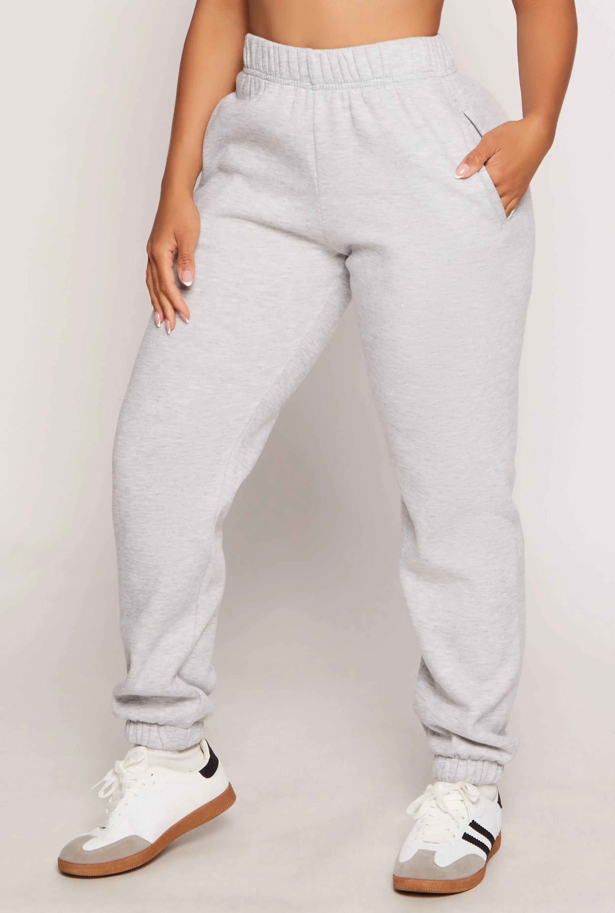 Basic Fleece High Waisted Joggers sold by Rainbow product image thumbnail 2