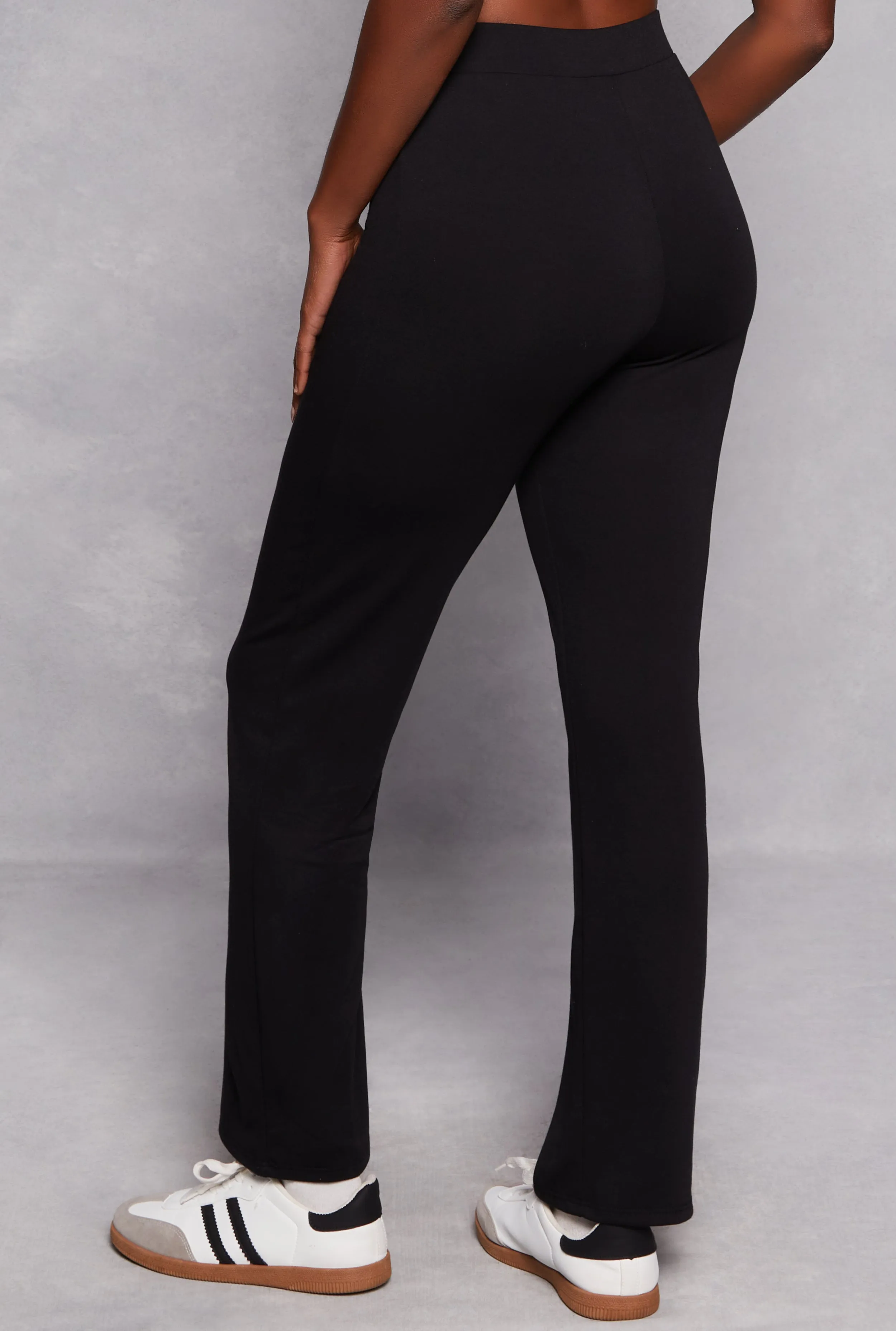 French Terry High Waist Flare Pants sold by Rainbow product image thumbnail 3