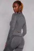 Seamless Long Sleeve Active Crop Top sold by Rainbow