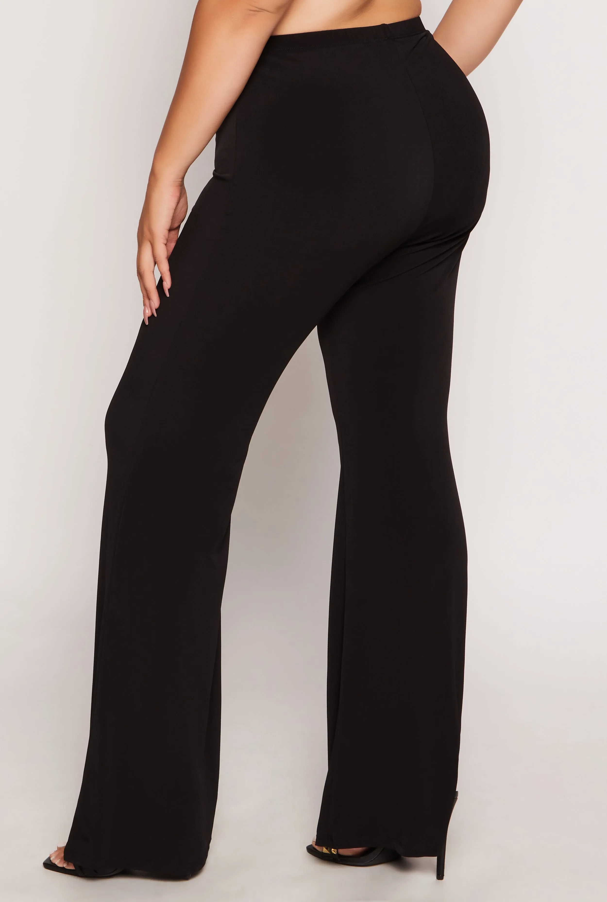 Plus Size High Waist Flare Pants sold by Rainbow product image thumbnail 3