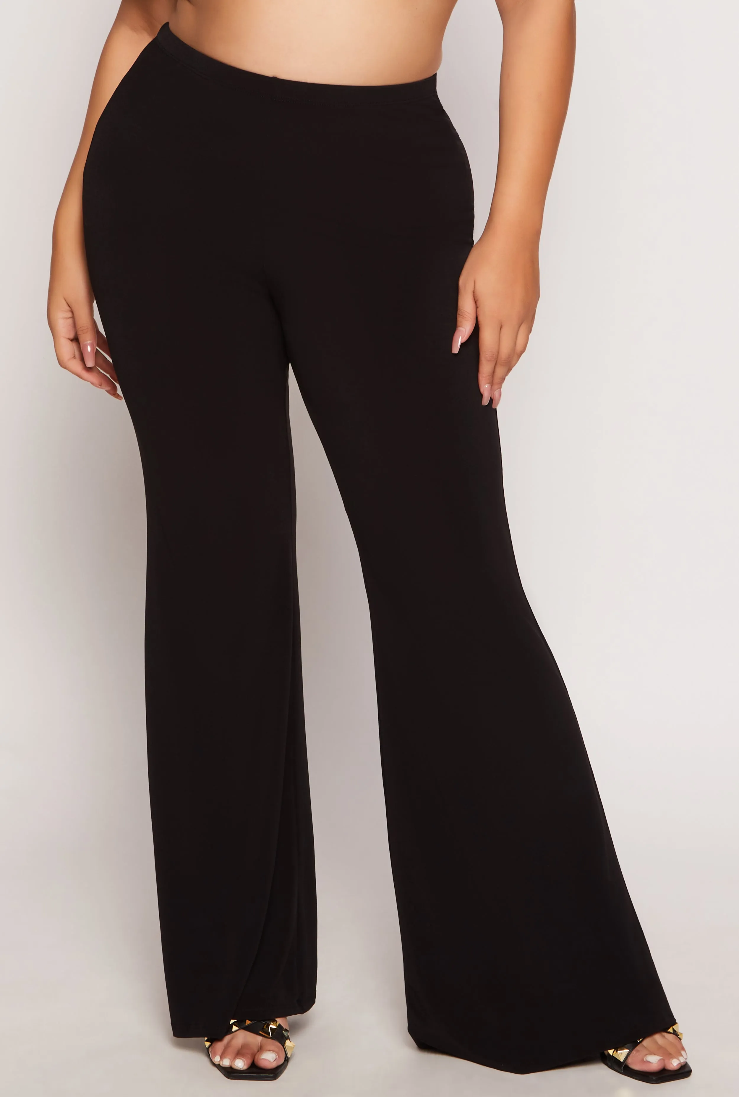 Plus Size High Waist Flare Pants sold by Rainbow product image thumbnail 2