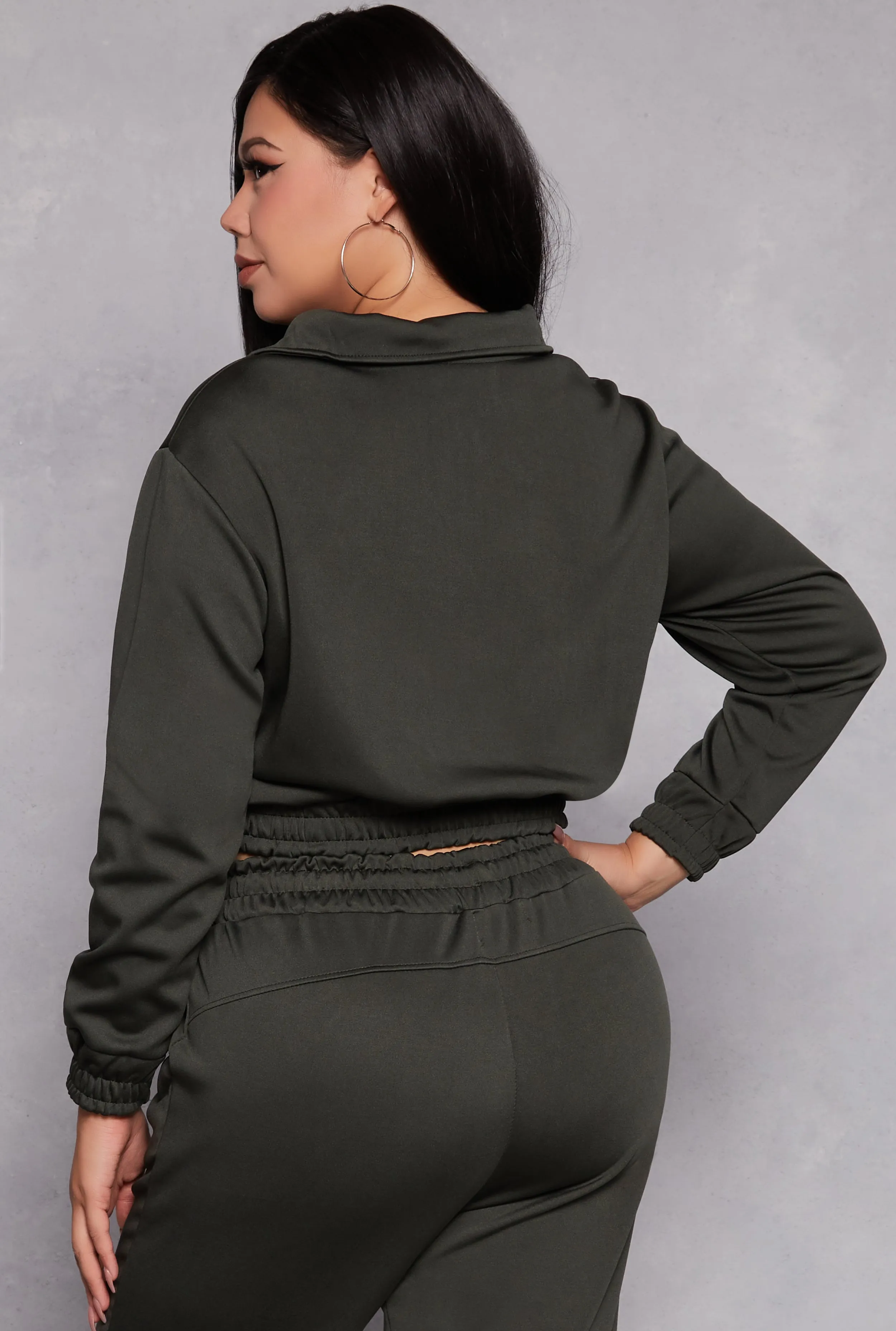 Plus Size Half Zip Sweatshirt sold by Rainbow product image thumbnail 3