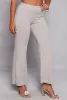 Ribbed Knit High Waist Wide Leg Pants sold by Rainbow