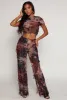 Tie Dye Distressed Pants sold by Rainbow