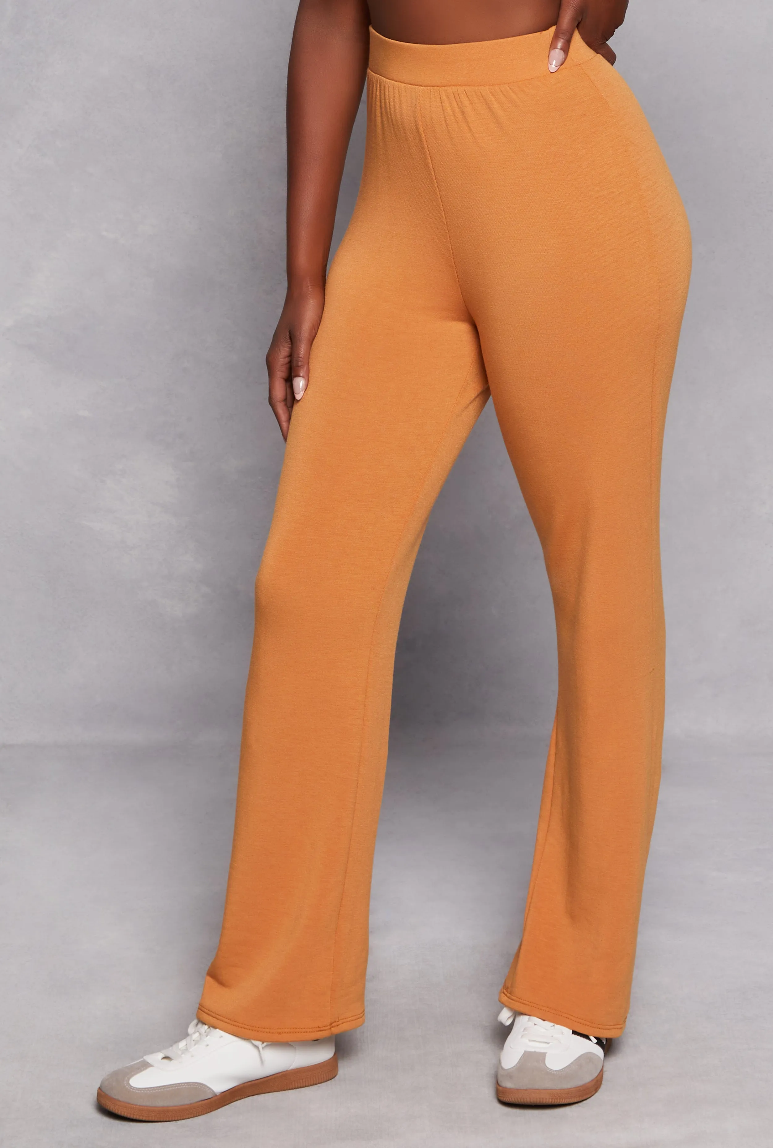 French Terry High Waist Flare Pants sold by Rainbow product image thumbnail 2