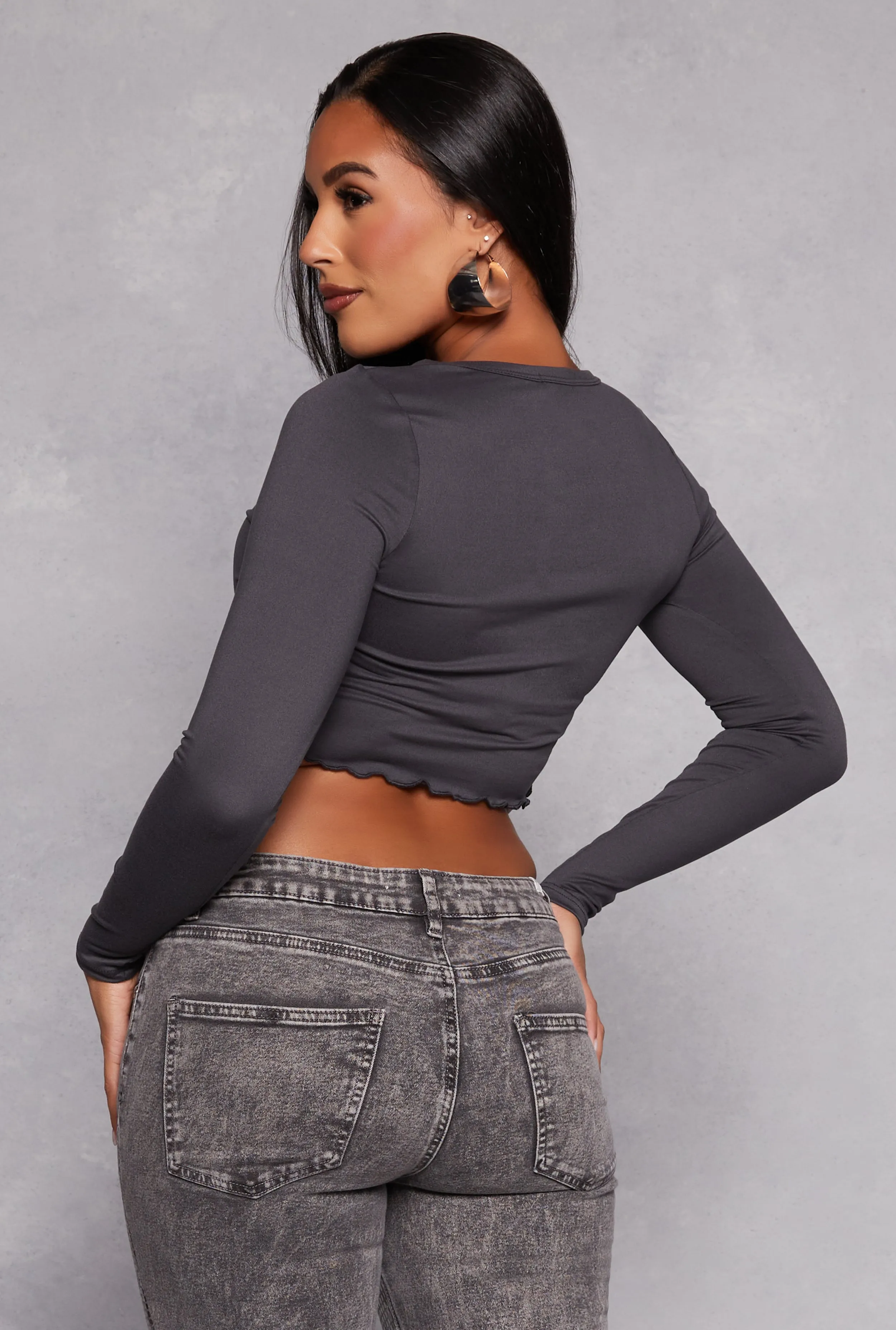 Rock and Roll Eagle Graphic Crop Top sold by Rainbow product image thumbnail 3