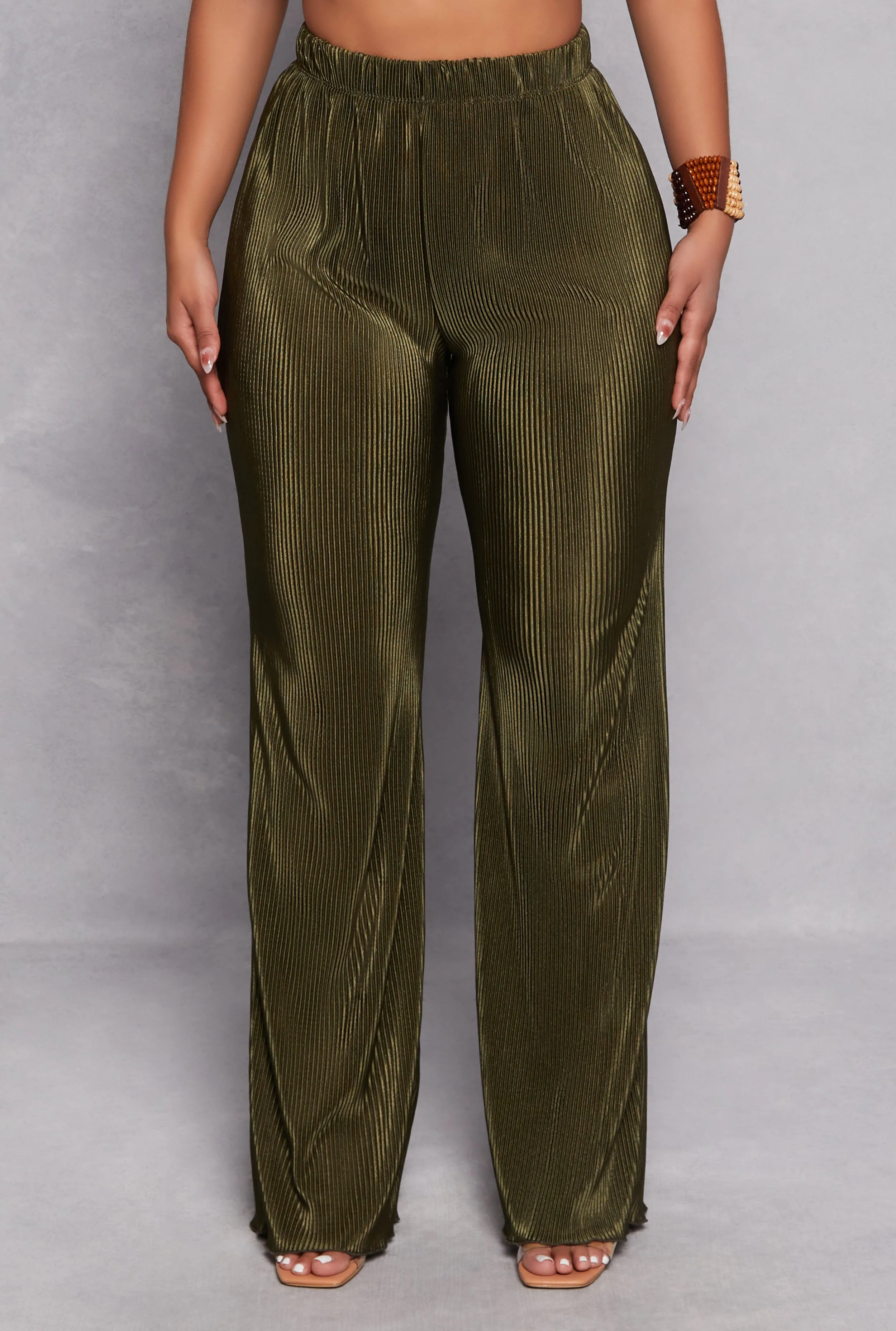 Plisse Wide Leg Pants sold by Rainbow product image thumbnail 2