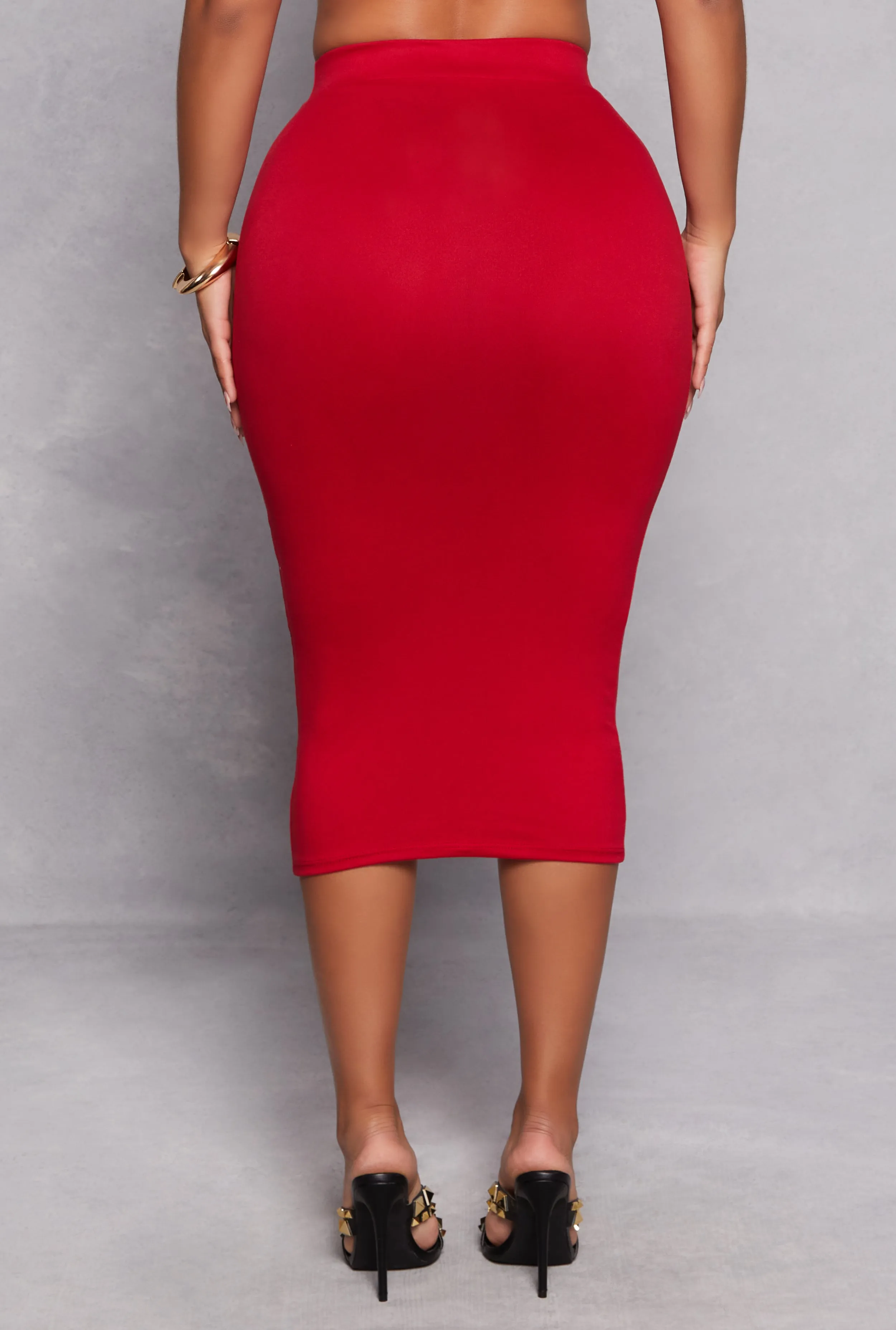 High Waisted Midi Skirt sold by Rainbow product image thumbnail 3