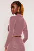 O Ring Ribbed Knit Crop Top sold by Rainbow