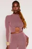 O Ring Ribbed Knit Crop Top sold by Rainbow