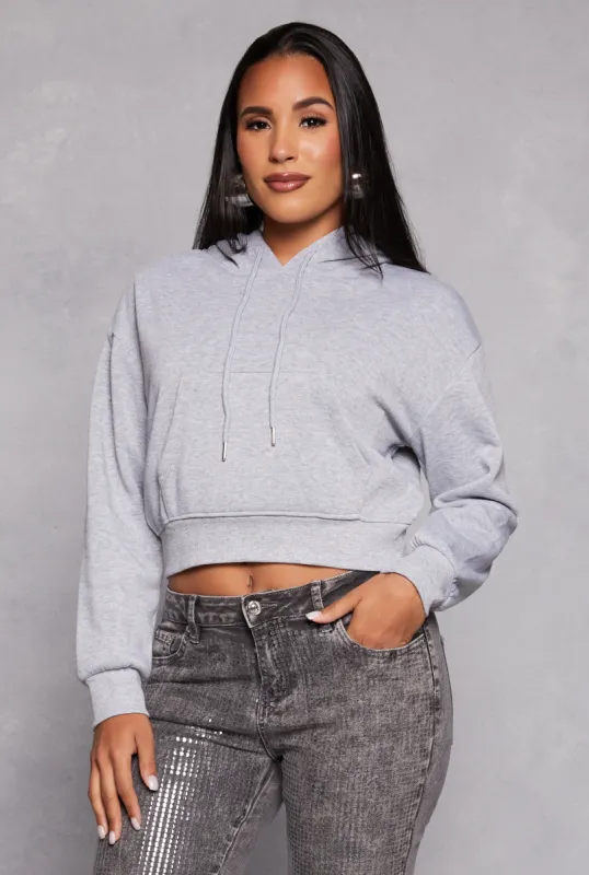 Pullover Cropped Hoodie sold by Rainbow