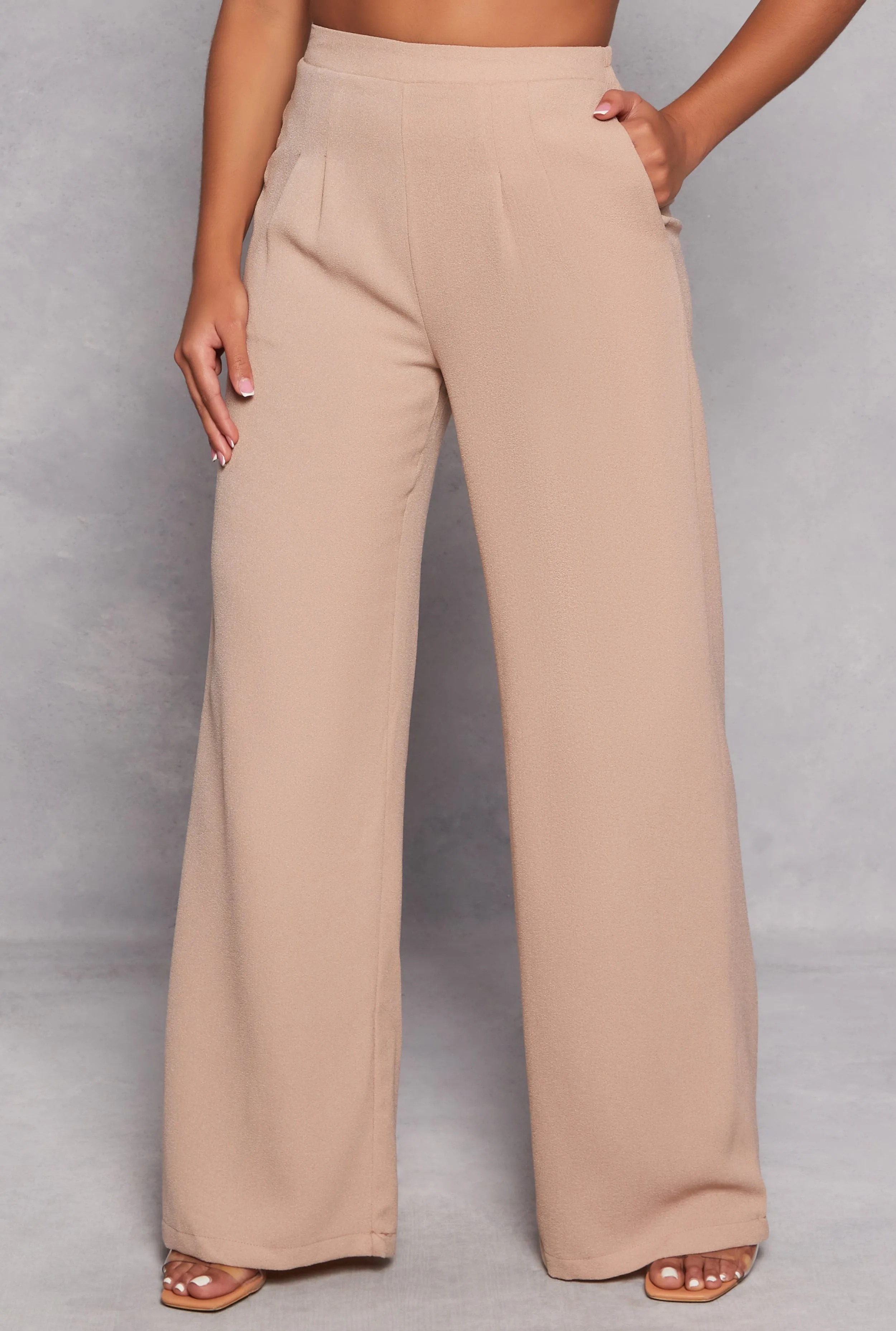 Wide Leg High Waist Dress Pants sold by Rainbow product image thumbnail 2