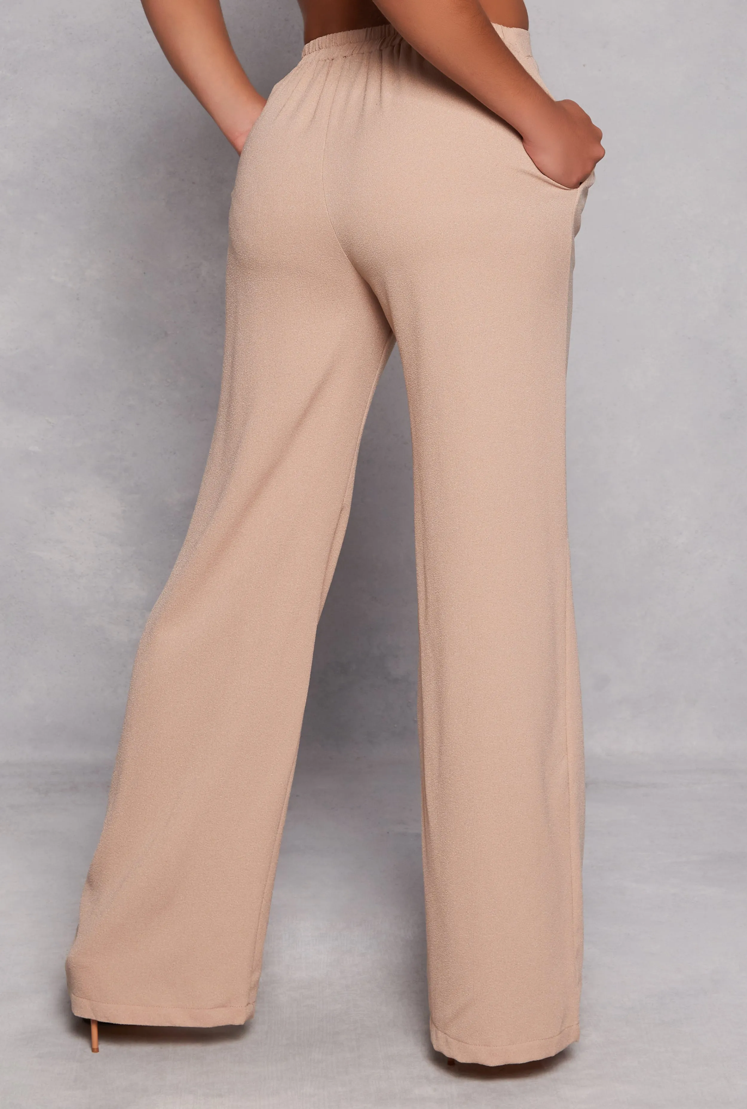 Wide Leg High Waist Dress Pants sold by Rainbow product image thumbnail 3