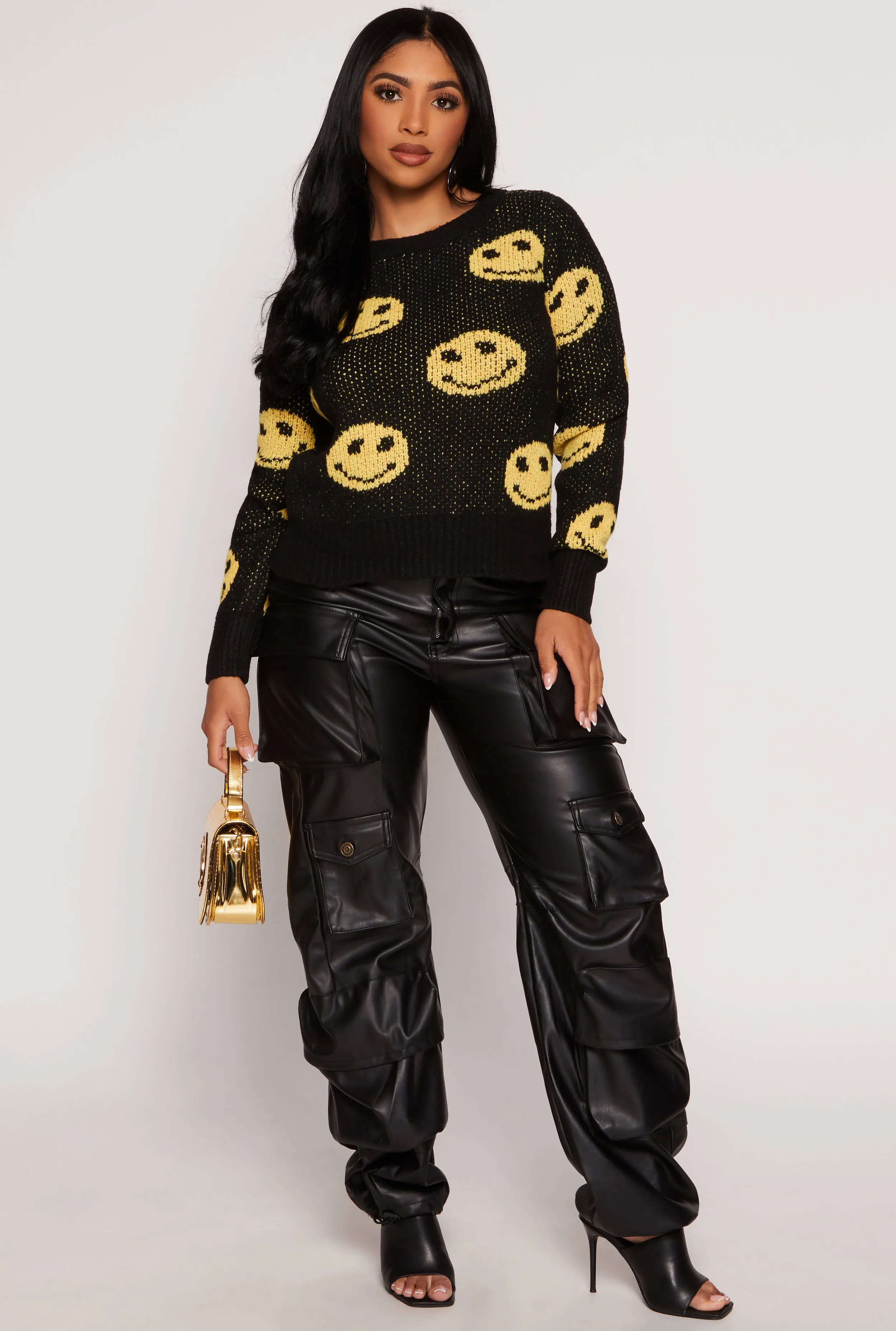 Smiley Print Sweater sold by Rainbow product image thumbnail 2