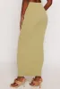 Ribbed High Waist Maxi Pencil Skirt sold by Rainbow