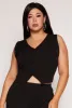 Plus Size Three Button Vest sold by Rainbow